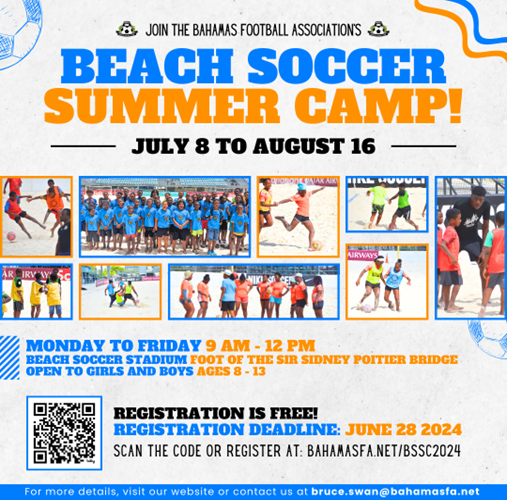 Beach Soccer Camp Flyer