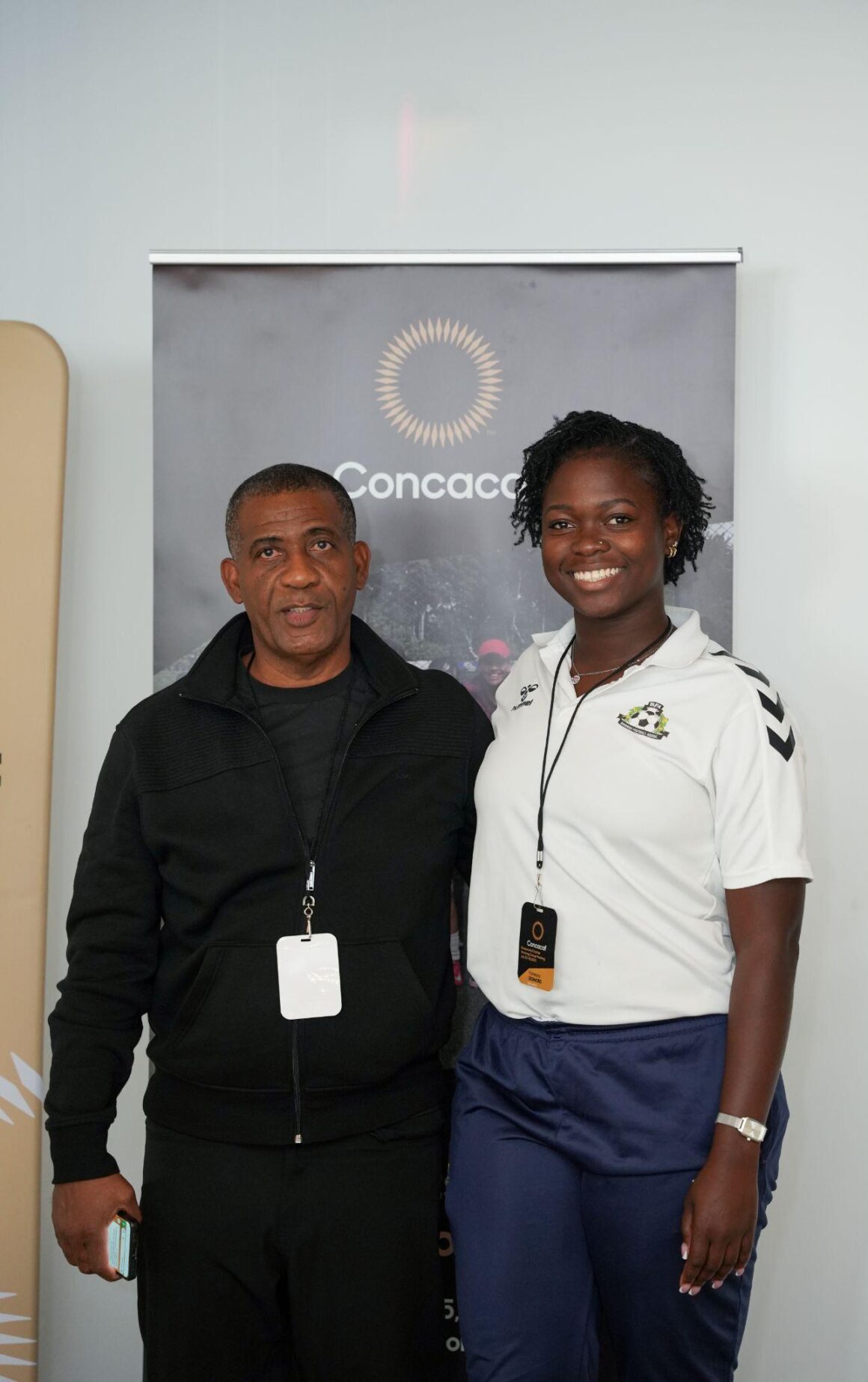 Vanessa Desinord of the Bahamas Football Association
