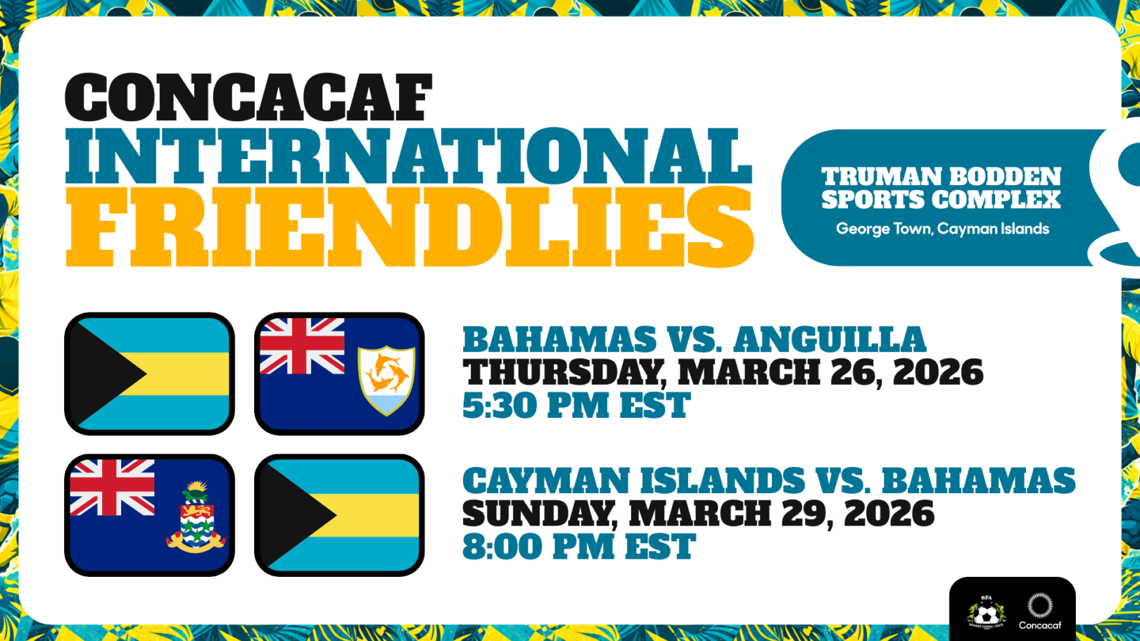 MEN CONCACAF SERIES 2026 - WEB BANNER