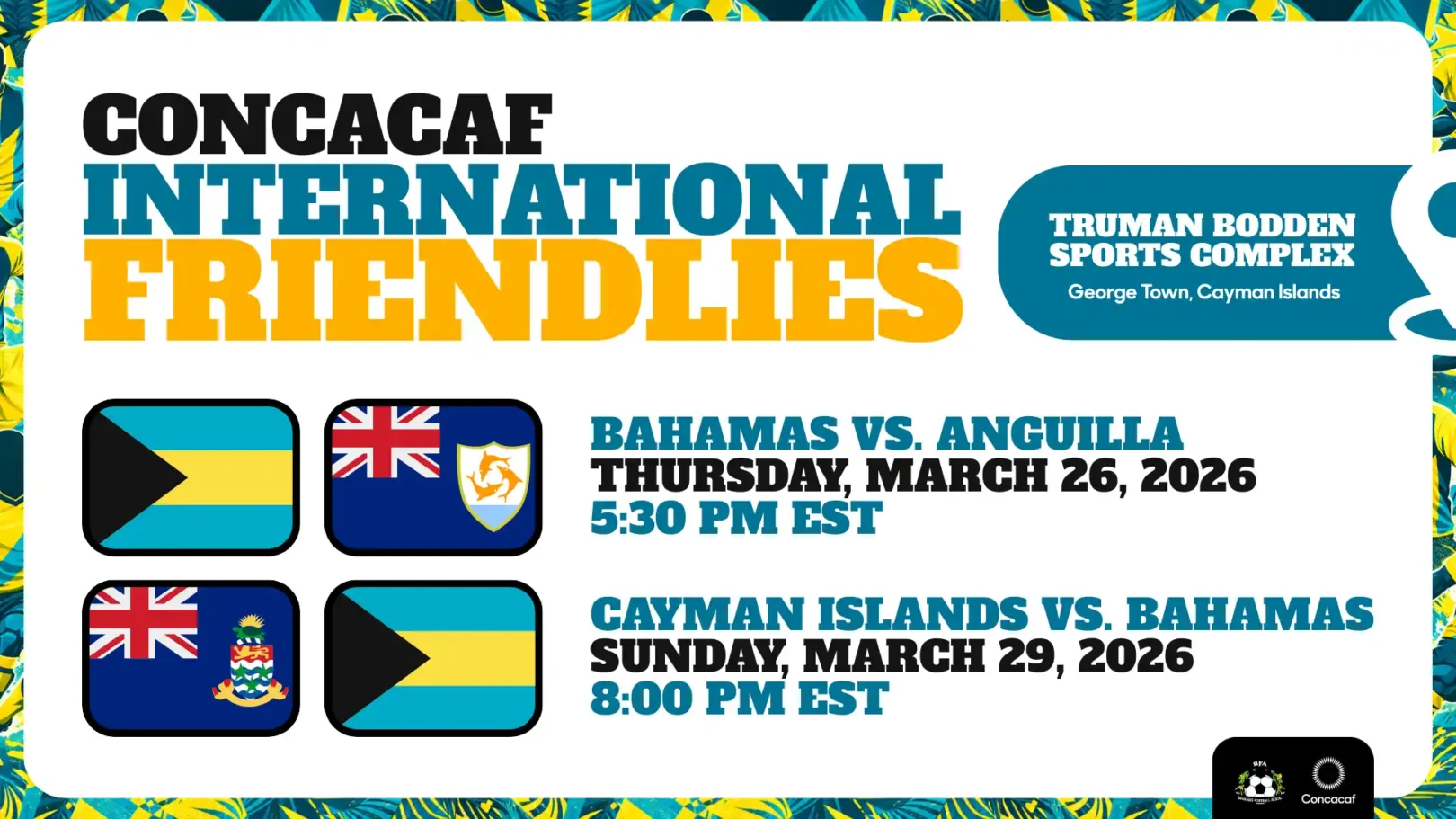 MEN CONCACAF SERIES 2026 - WEB BANNER
